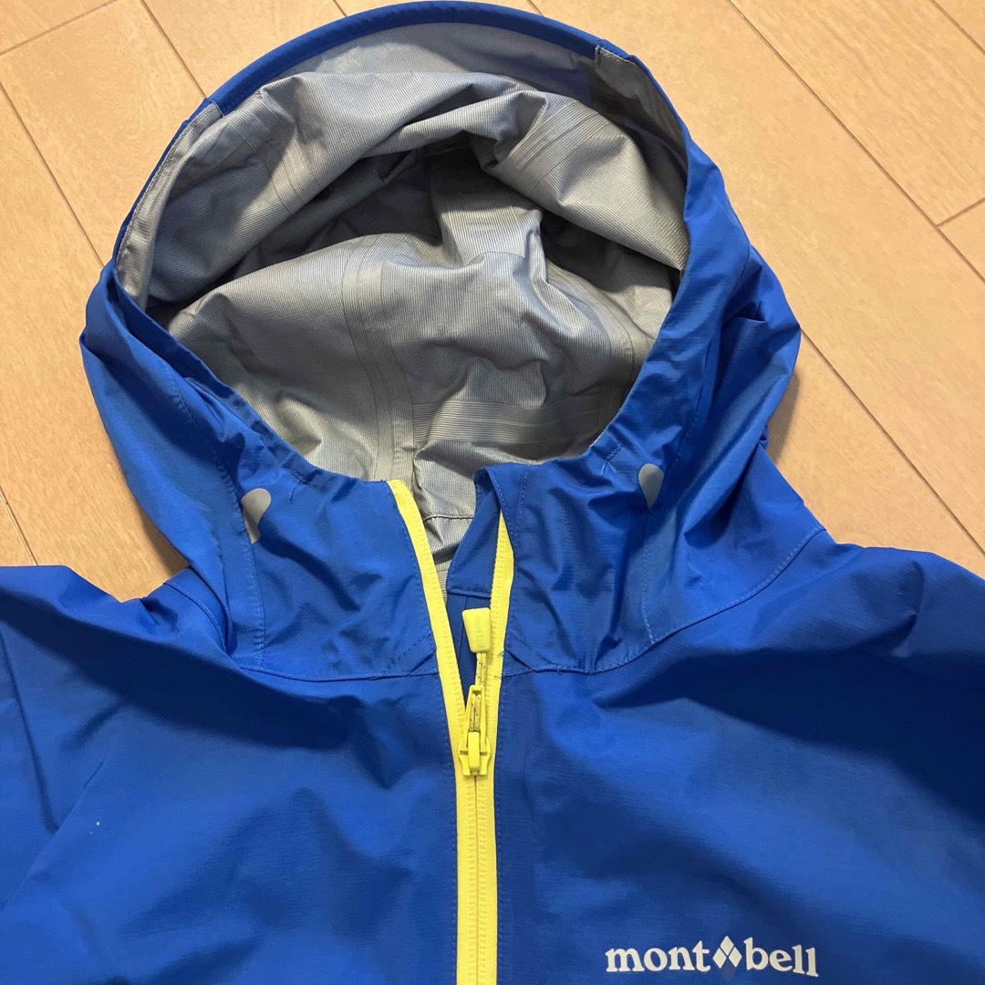 mont bell(モンベル)のモンベル　子ども用レインウェア　140センチ キッズ/ベビー/マタニティのこども用ファッション小物(レインコート)の商品写真