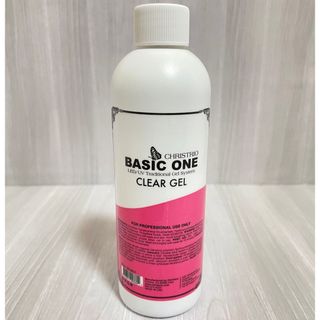 クリストリオ(CHRISTRIO)の【新品未使用】クリストリオ ベーシックワン クリアジェル 237ml 8oz(ネイルトップコート/ベースコート)