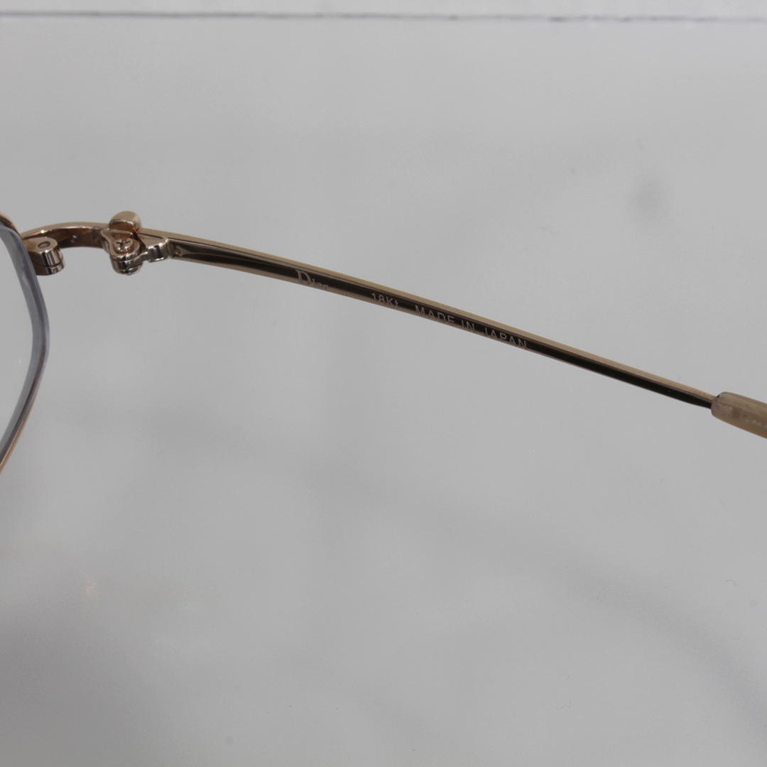 ディオール ダイヤ 眼鏡 メガネ K18 ピンクゴールド Dior E0456 3