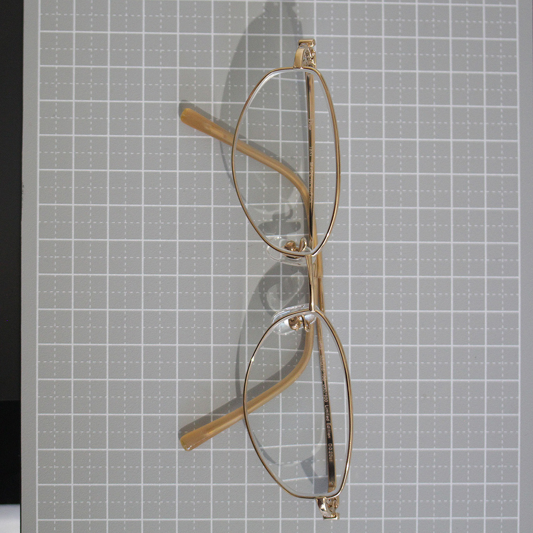 ディオール ダイヤ 眼鏡 メガネ K18 ピンクゴールド Dior E0456 8