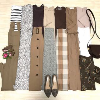 TIME SALE♡アウター入り♪秋色ベージュ＆ブラウンコーデ ナノユニバース