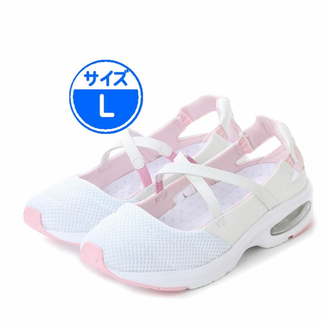 【新品 未使用】ナースシューズ ピンク L 16545 レディースの靴/シューズ(その他)の商品写真
