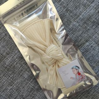 baby rib turban ベビーターバン　ヘアバンド　リボン(その他)