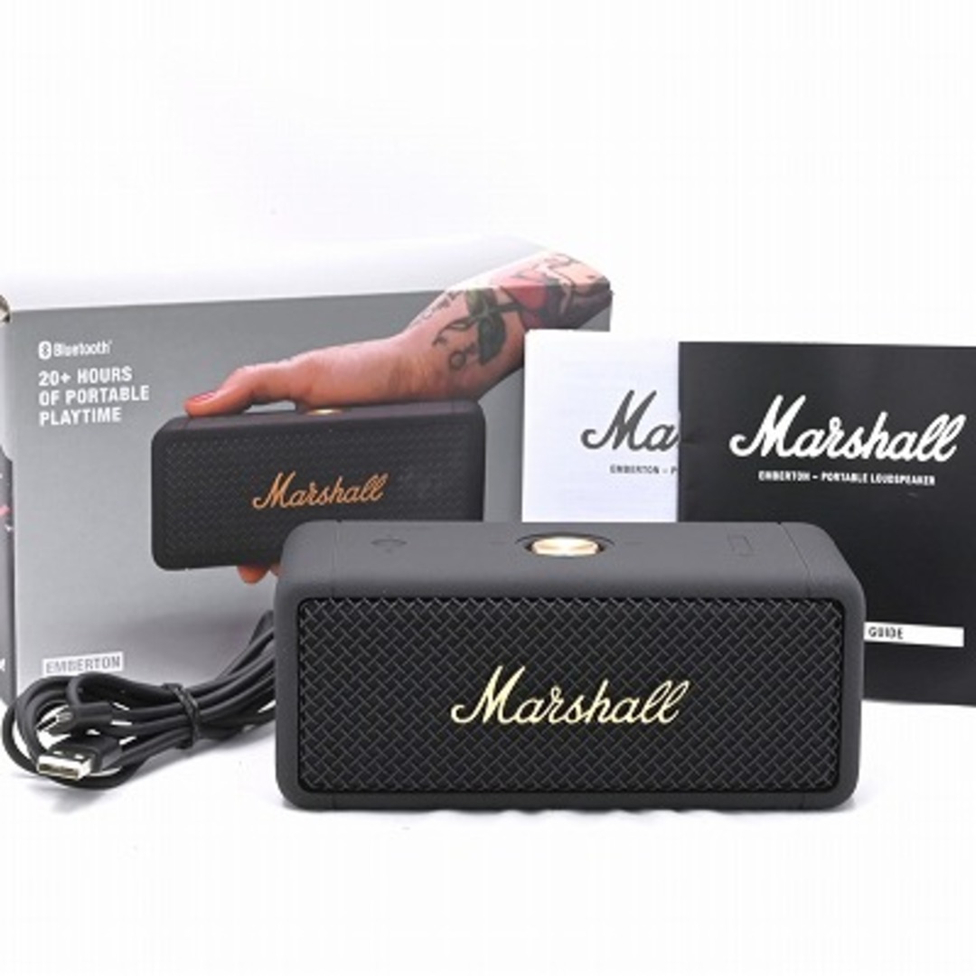 Marshall EMBERTON Black & Brassスピーカー