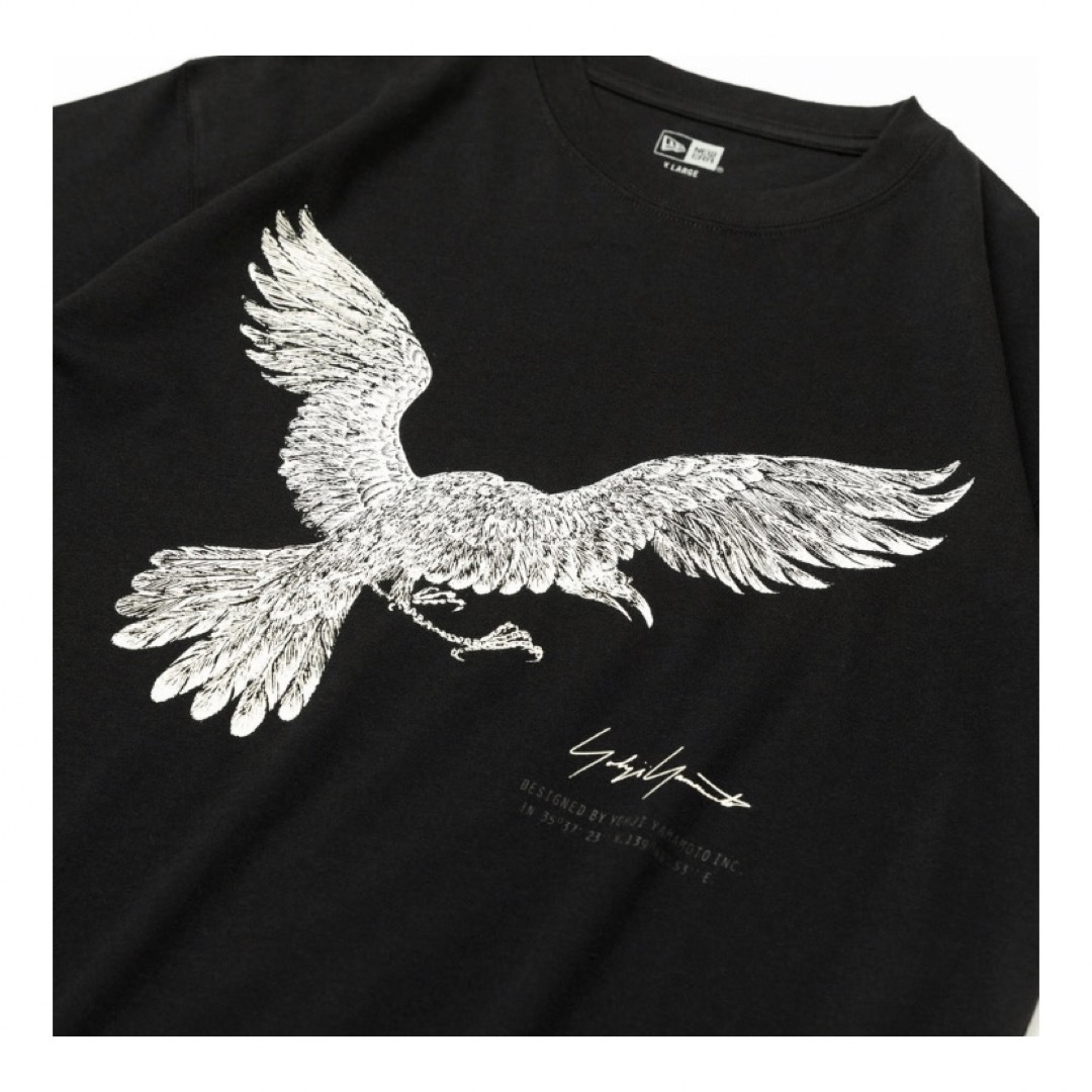 Yohji Yamamoto(ヨウジヤマモト)の新品! Yohji Yamamoto Tシャツ SS22 CROW newera メンズのトップス(Tシャツ/カットソー(半袖/袖なし))の商品写真