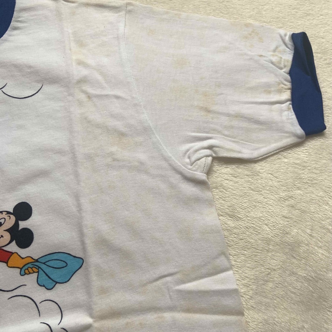 Disney(ディズニー)の未使用★ディズニーランド開園初期Tシャツ★ホワイト★S メンズのトップス(Tシャツ/カットソー(半袖/袖なし))の商品写真