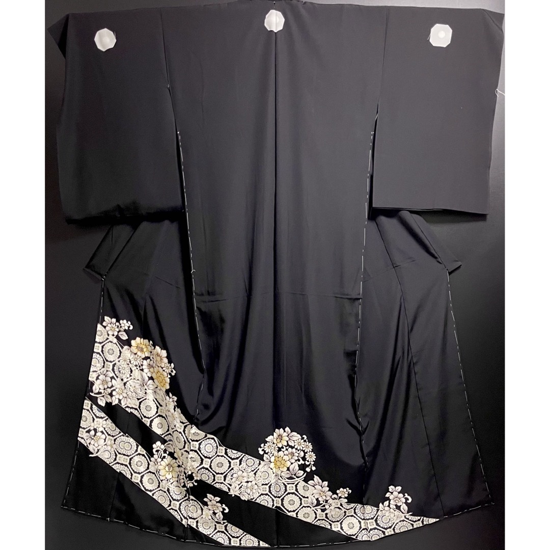 吉澤の友禅】吉澤織物◇金彩・金駒刺繍黒留袖 宝相華 華文 黒の通販 by