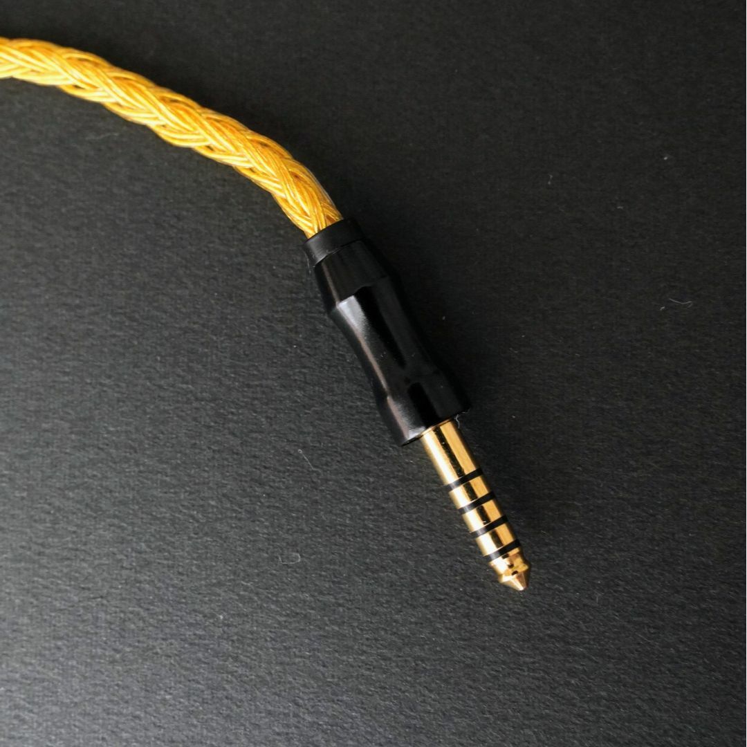 超希少!16芯 金メッキリケーブル mmcx/4.4mm バランス(ブラック 超希少!16芯 金メッキリケーブル mmcx/4.4mm バランス(ブラック