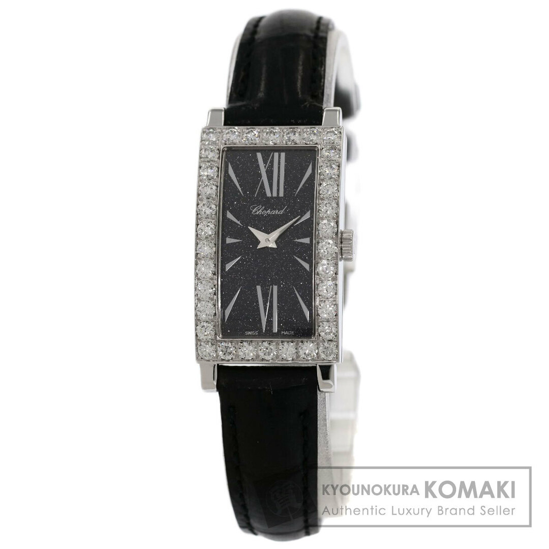 Chopard(ショパール)のChopard 13/6973.20 クラシック ダイヤモンド 腕時計 K18WG 革 レディース レディースのファッション小物(腕時計)の商品写真