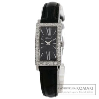 ショパール(Chopard)のChopard 13/6973.20 クラシック ダイヤモンド 腕時計 K18WG 革 レディース(腕時計)