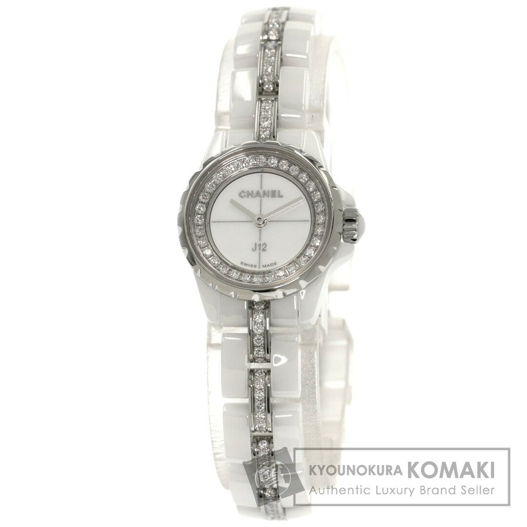 CHANEL H5238 J12 XS ダイヤモンド 腕時計 セラミック セラミック レディース