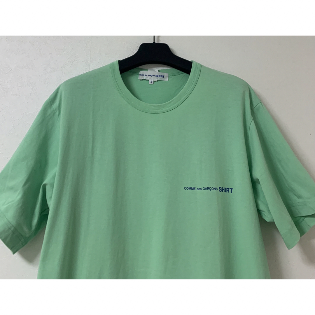 コムデギャルソンシャツ パステルグリーン ビビッドカラー Tシャツ カットソー