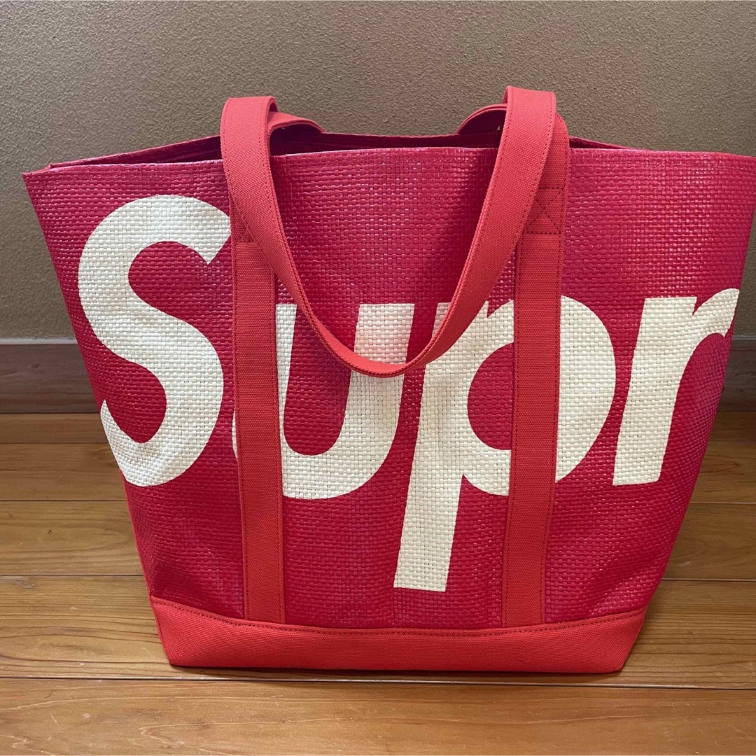 Supreme Raffia Tote ラフィア トートバッグ 美品 - バッグ