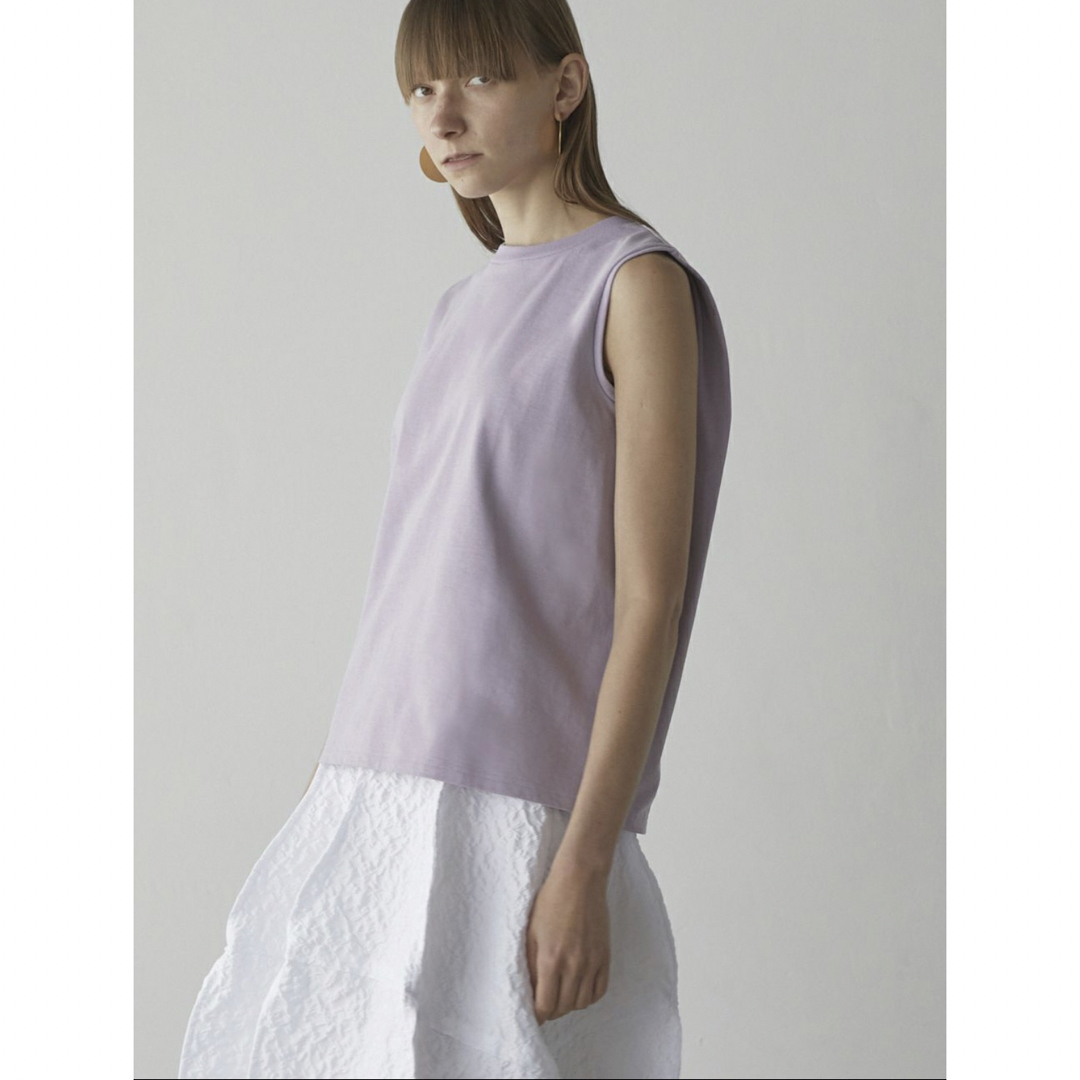 bow.a ボウエー COTTON SLEEVELESS TOPS