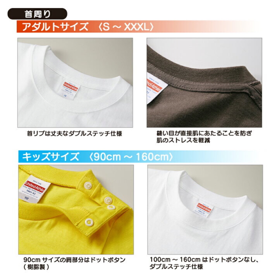 UnitedAthle(ユナイテッドアスレ)の新品未使用 ユナイテッドアスレ 5.6oz 無地半袖Tシャツ チャコール 3XL メンズのトップス(Tシャツ/カットソー(半袖/袖なし))の商品写真