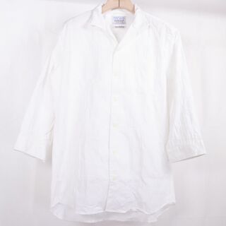 ニコル(NICOLE)のメンズシャツ7分袖（NICOLE）サイズ48 白　ニコル(シャツ)