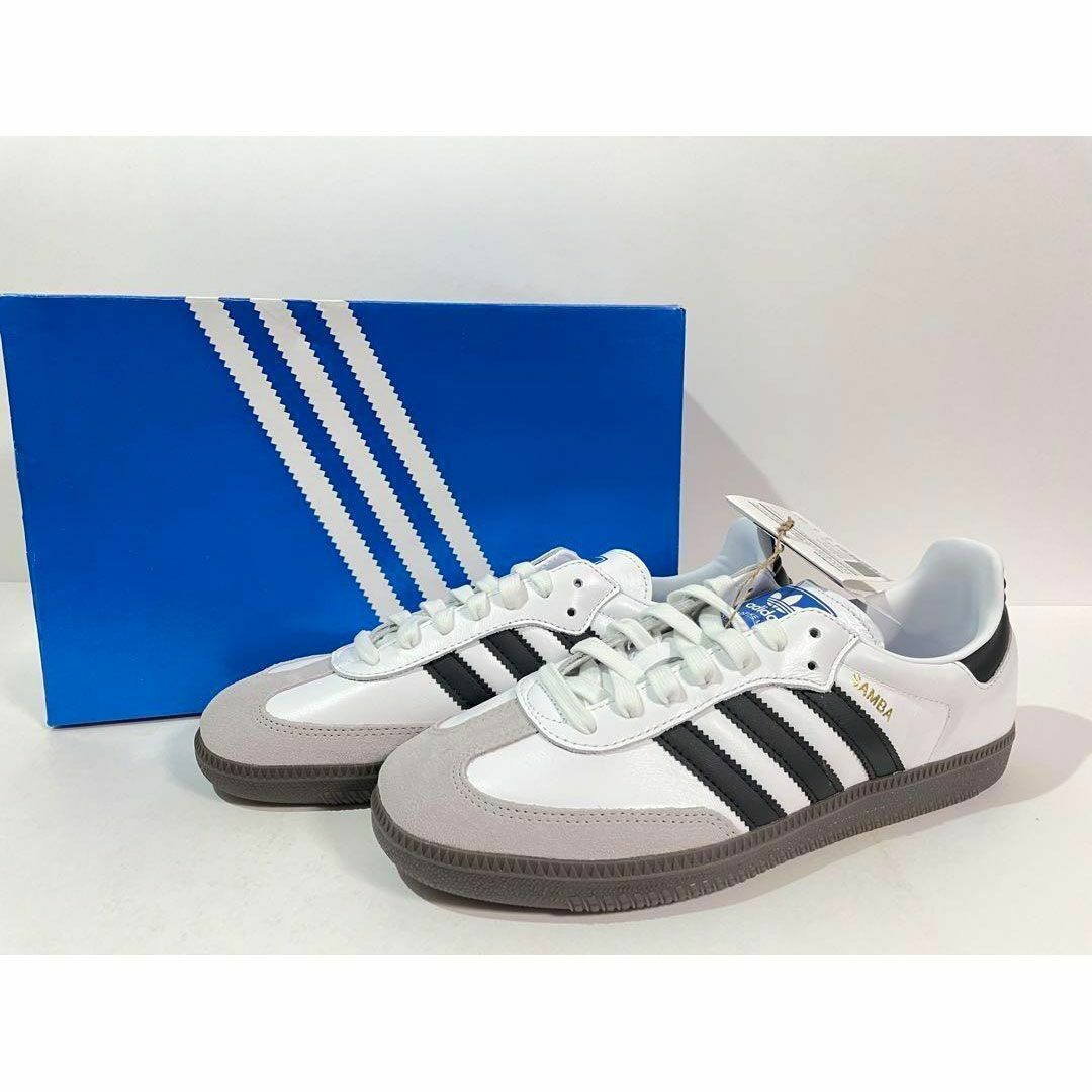 新品】27cm adidas SAMBA OG アディダス サンバ ホワイト - スニーカー