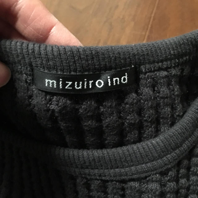 MUJI (無印良品)(ムジルシリョウヒン)のmizuiro ind. ワッフルニット レディースのトップス(ニット/セーター)の商品写真