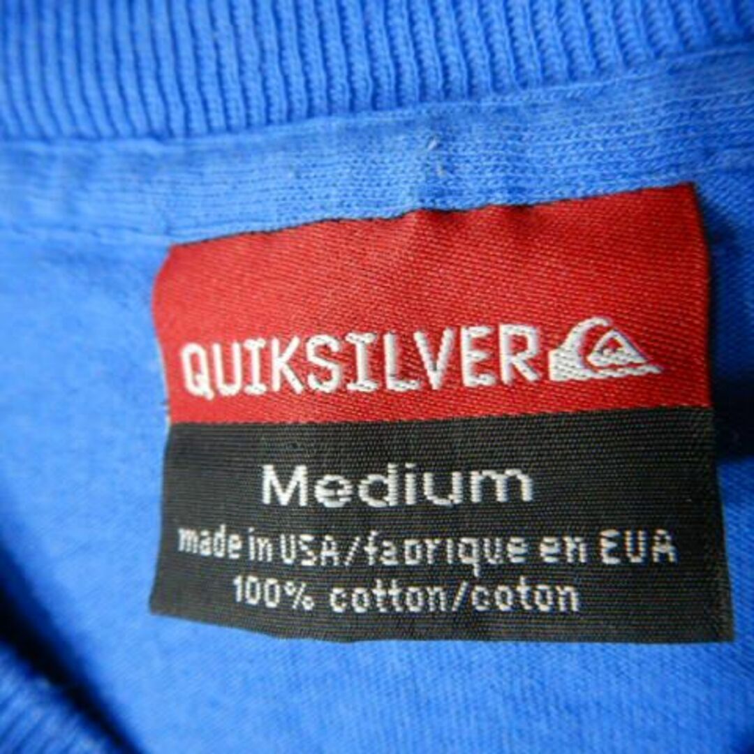 QUIKSILVER(クイックシルバー)のo6696　レア　クイックシルバー　アメリカ製　ビンテージ　半袖　tシャツ メンズのトップス(Tシャツ/カットソー(半袖/袖なし))の商品写真