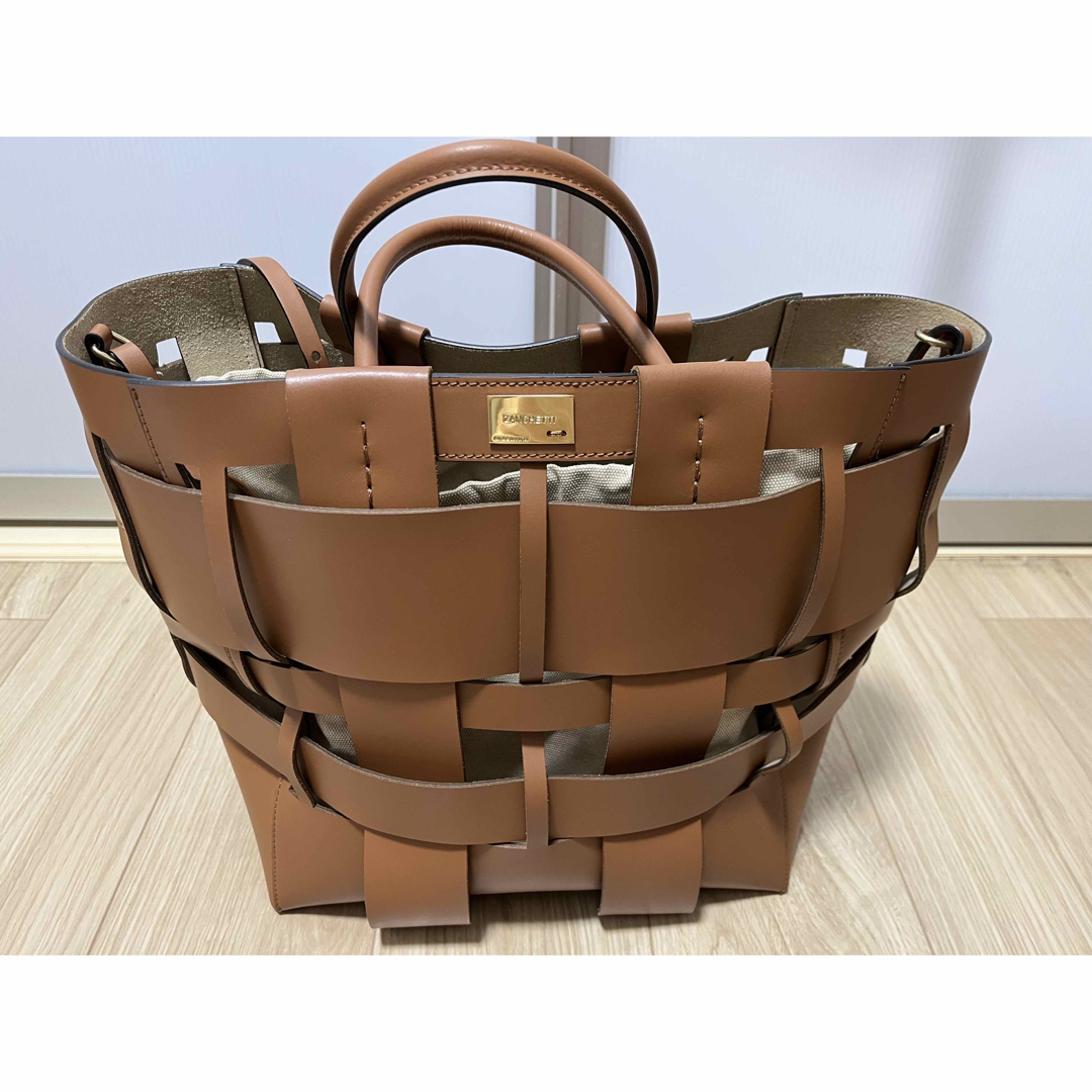 お値下げ　美品ザンケッティ WOVEN SHOPPER 2wayショルダーバッグアパルトモン