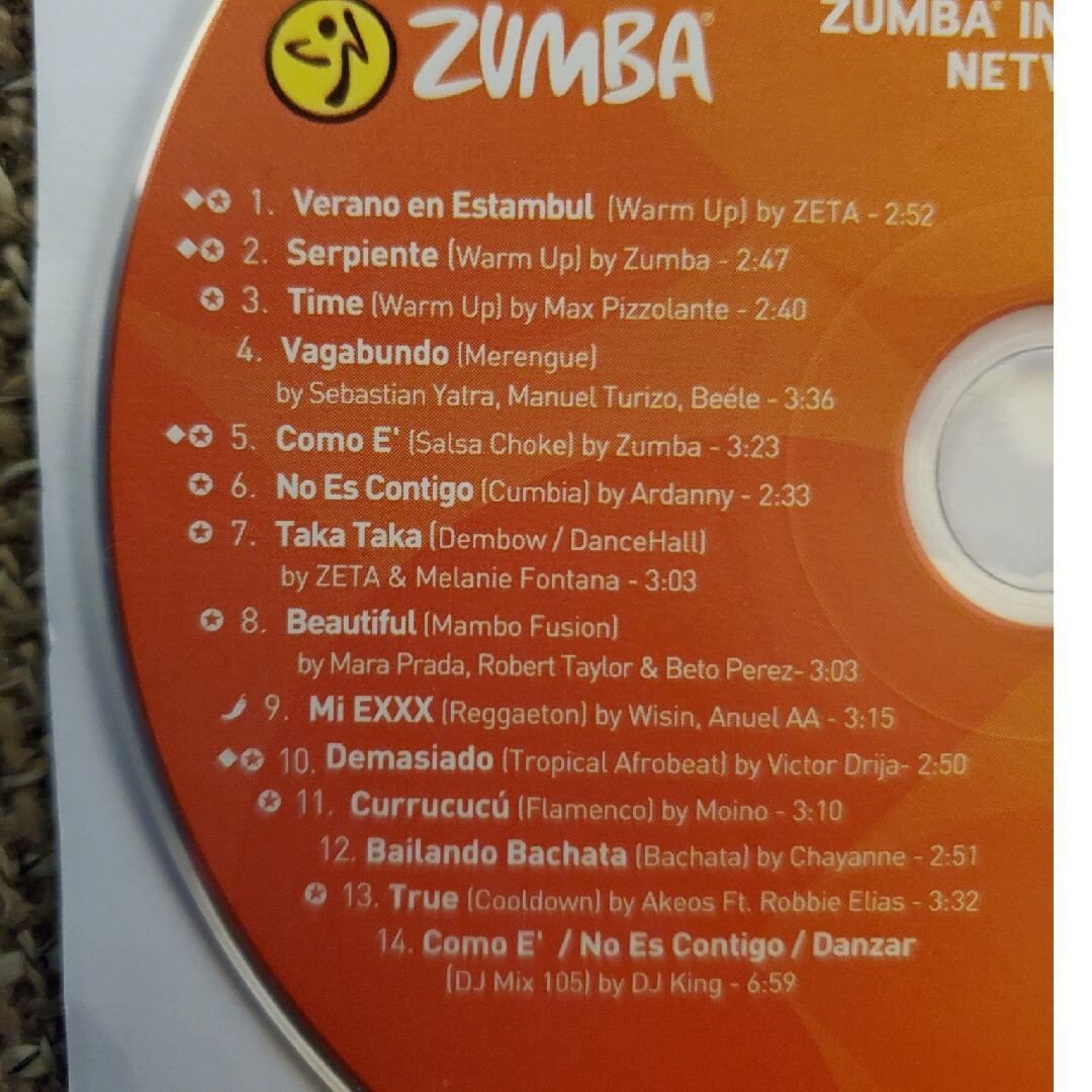 ZUMBA zin105 CD エンタメ/ホビーのDVD/ブルーレイ(スポーツ/フィットネス)の商品写真