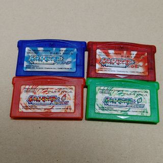 ゲームボーイアドバンス(ゲームボーイアドバンス)のポケモン　GBA  ファイアレッド　リーフグリーン　ルビー　サファイア(携帯用ゲームソフト)