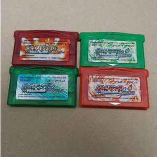 ゲームボーイアドバンス(ゲームボーイアドバンス)のポケモン　GBA  ファイアレッド　リーフグリーン　ルビー　エメラルド(携帯用ゲームソフト)