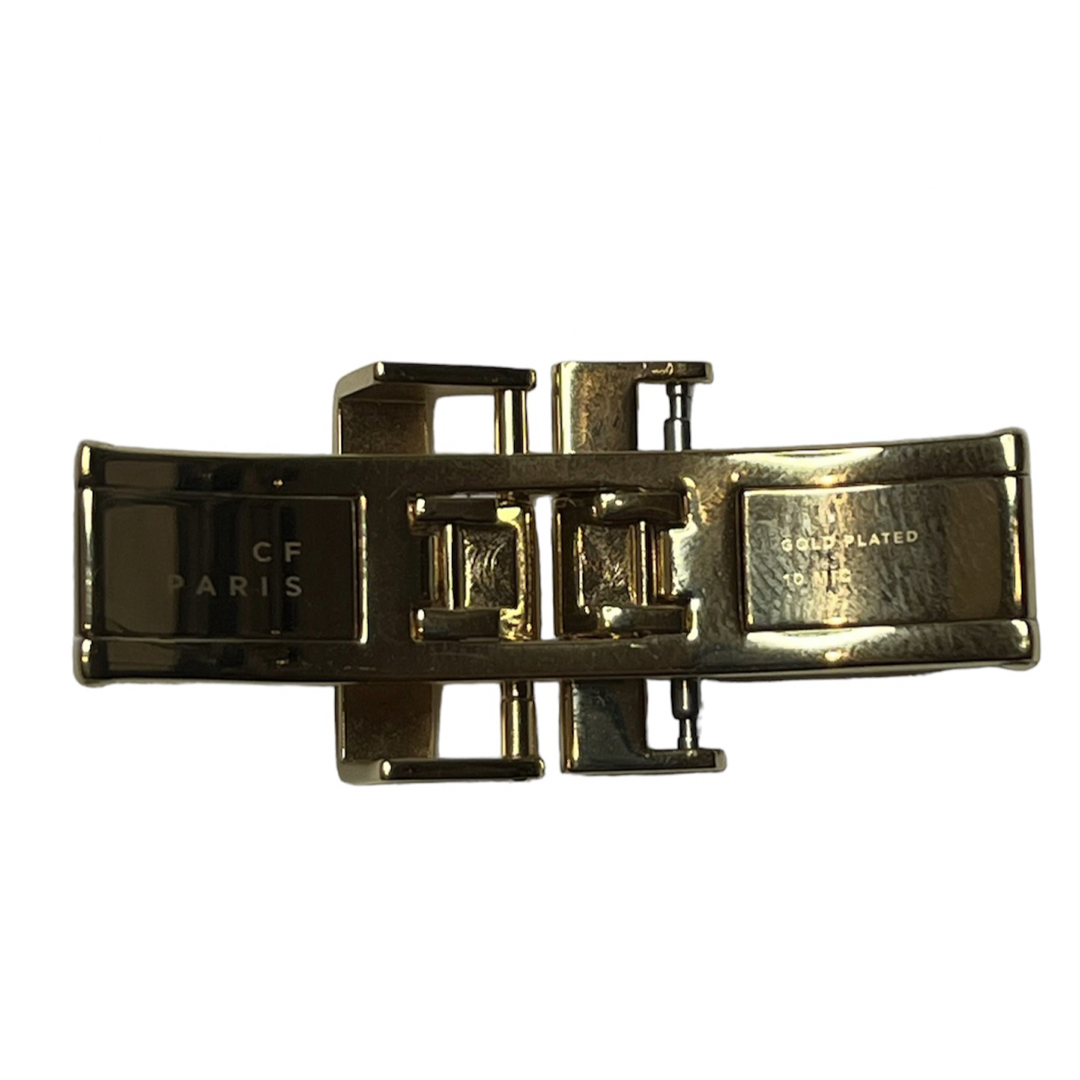 入手困難】カミーユフォルネ 両開き dバックル 16mm イエローゴールド-