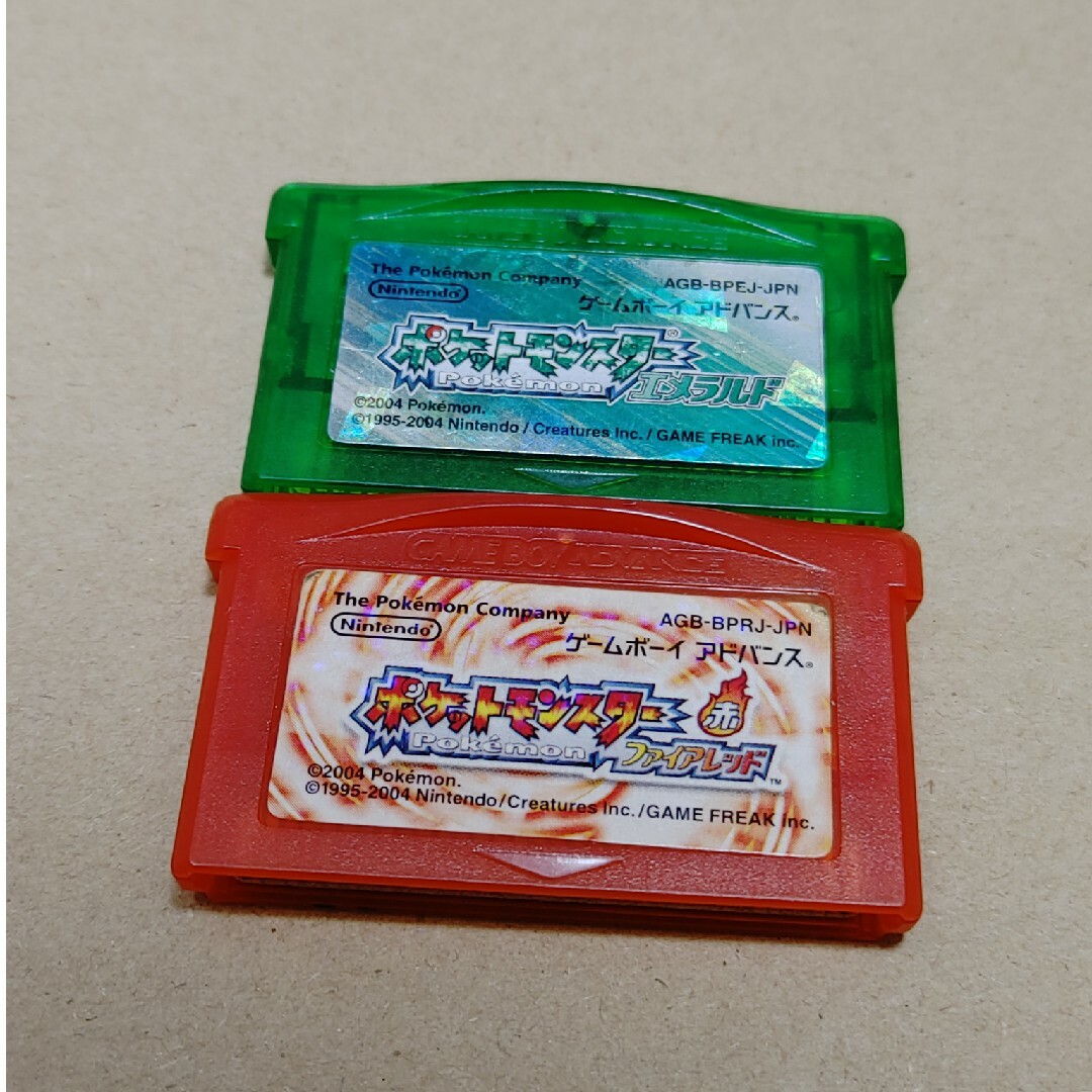 ポケモン　GBA　エメラルド  ファイアレッド