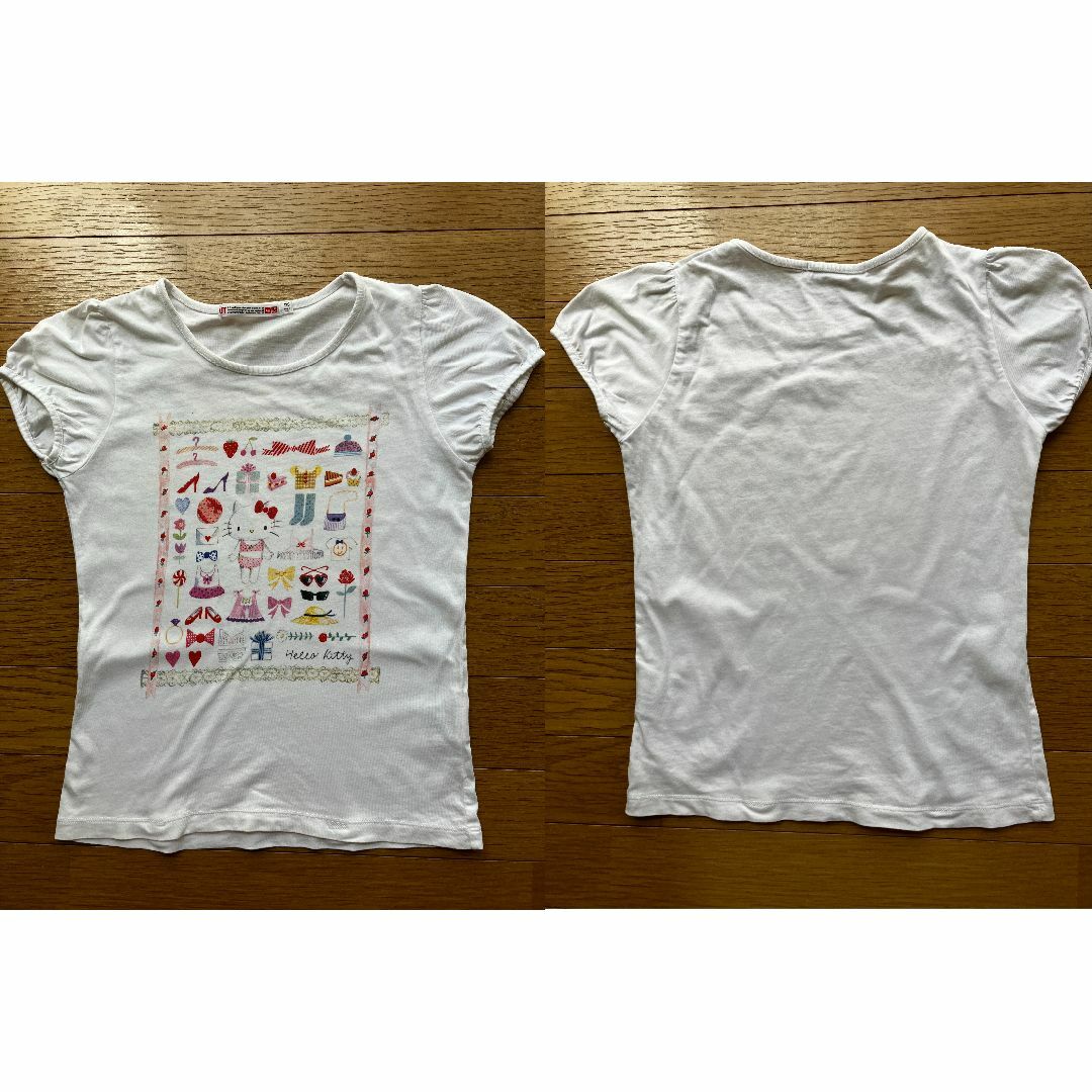 UNIQLO(ユニクロ)のキキ様　ユニクロサンリオTシャツ２枚セット130cm キッズ/ベビー/マタニティのキッズ服女の子用(90cm~)(Tシャツ/カットソー)の商品写真