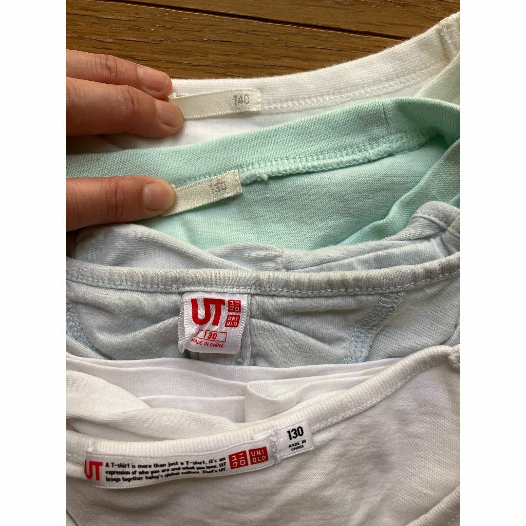 UNIQLO(ユニクロ)のキキ様　ユニクロサンリオTシャツ２枚セット130cm キッズ/ベビー/マタニティのキッズ服女の子用(90cm~)(Tシャツ/カットソー)の商品写真