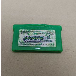 ゲームボーイアドバンス(ゲームボーイアドバンス)のポケットモンスター　GBA　緑  リーフグリーン  ゲームボーイアドバンス(携帯用ゲームソフト)