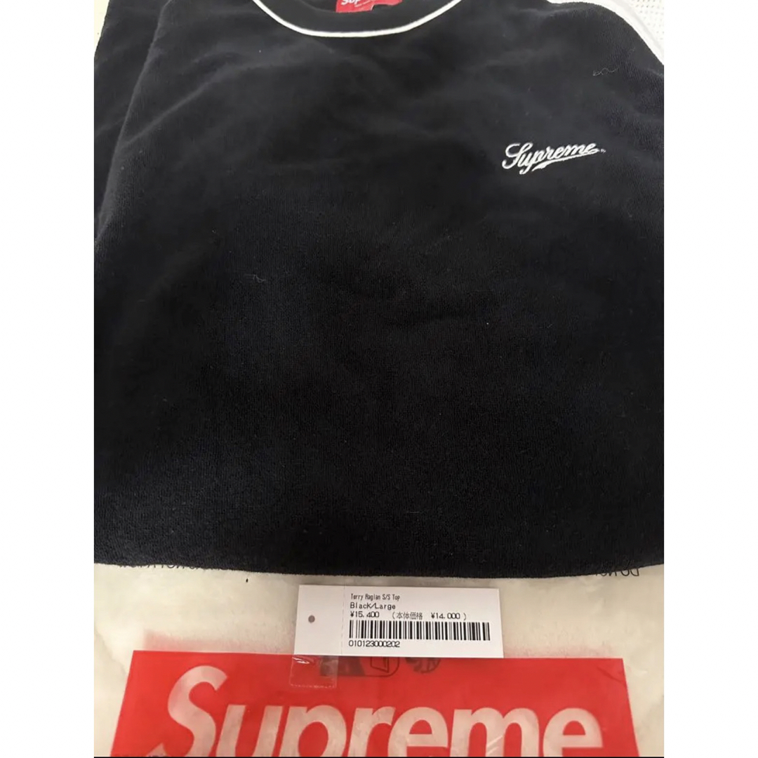 supreme terry raglan s/s top Lサイズ　新品未使用