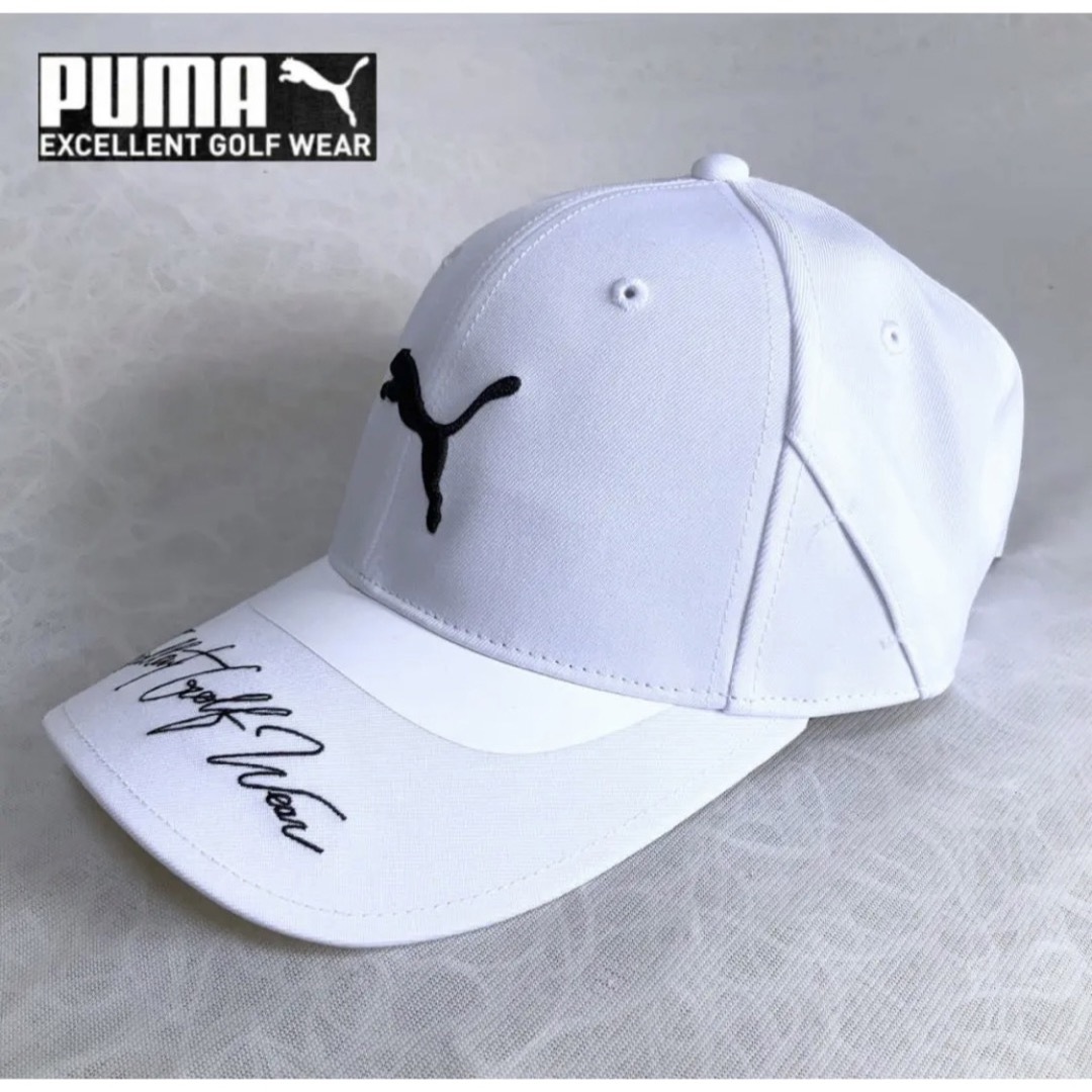 PUMA(プーマ)のPUMAGOLF 2023春夏モデル EGW ツアーキャップ 吸汗速乾/抗菌 白 スポーツ/アウトドアのゴルフ(ウエア)の商品写真