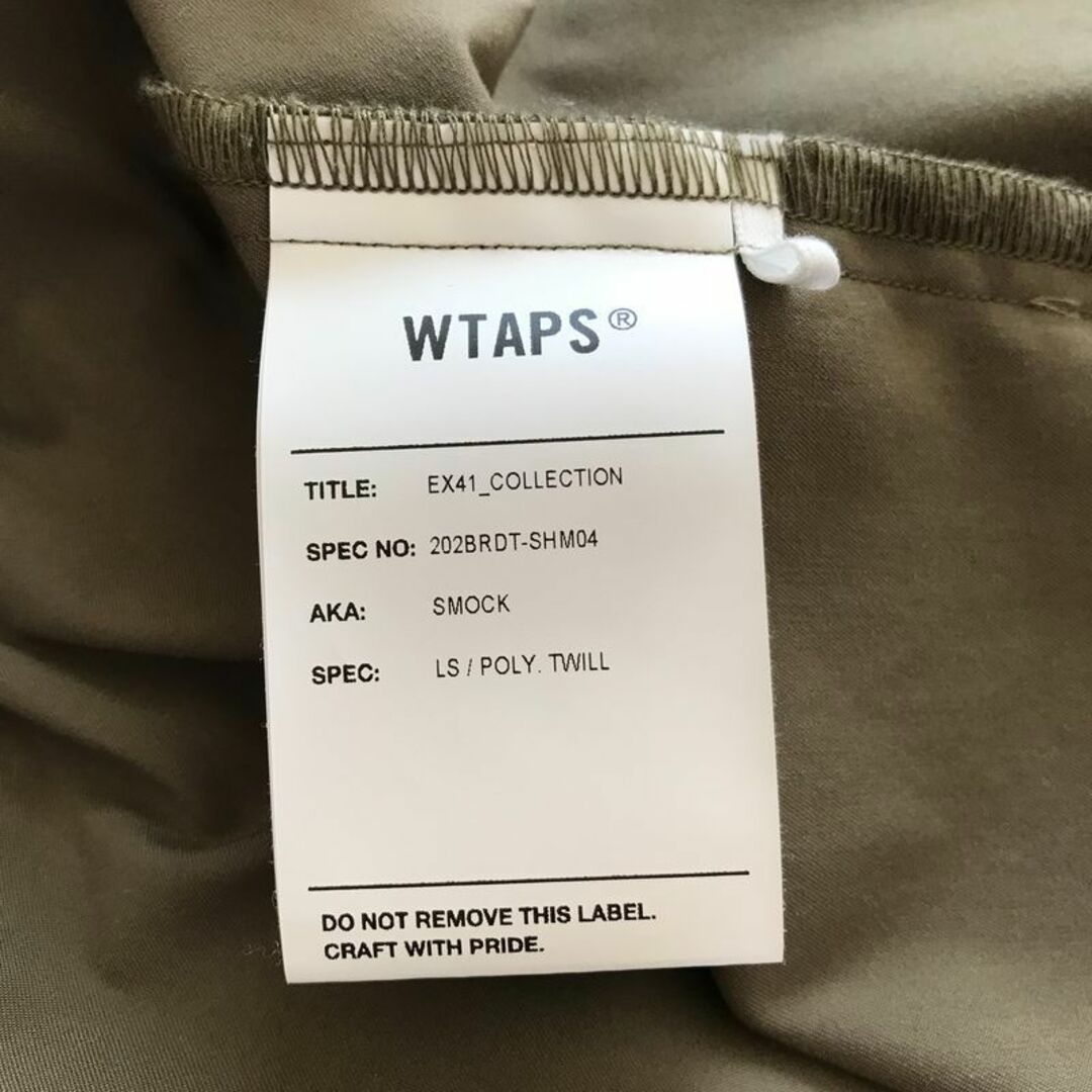 W)taps - WTAPS SMOCK LS POLY.TWILL スモック プルオーバー Mの通販 by TOD's shop｜ダブル