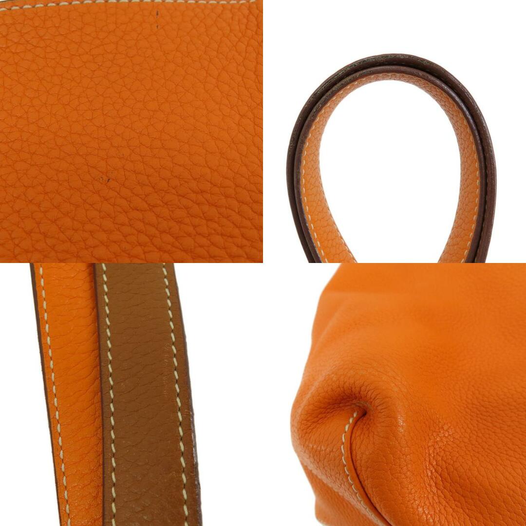 Hermes - HERMES ドゥブルセンス45 ゴールド オレンジ トートバッグ Hermes - HERMES ドゥブルセンス45 ゴールド オレンジ トートバッグ