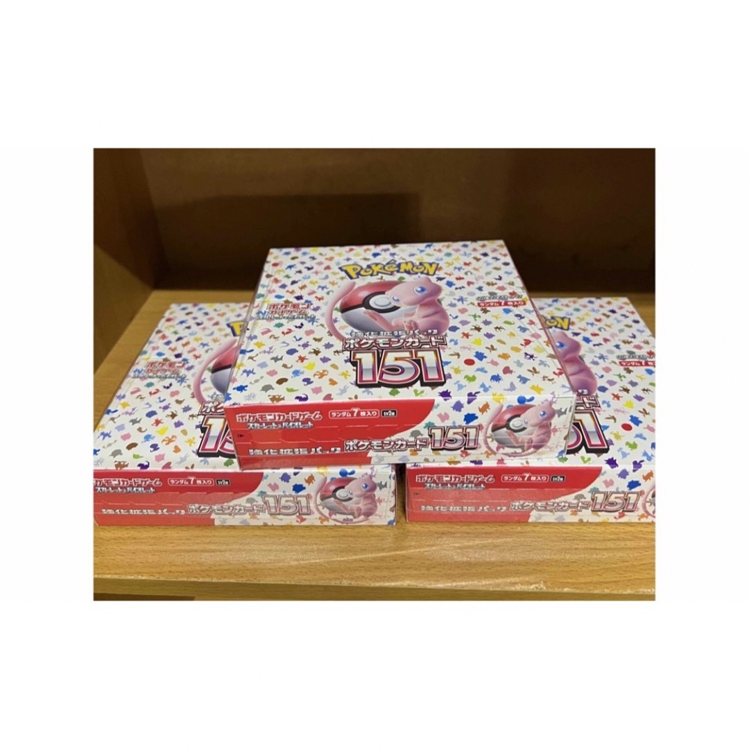 ポケモン - ポケモン151BOX 新品未開封シュリンク付き3BOXの通販 by ...