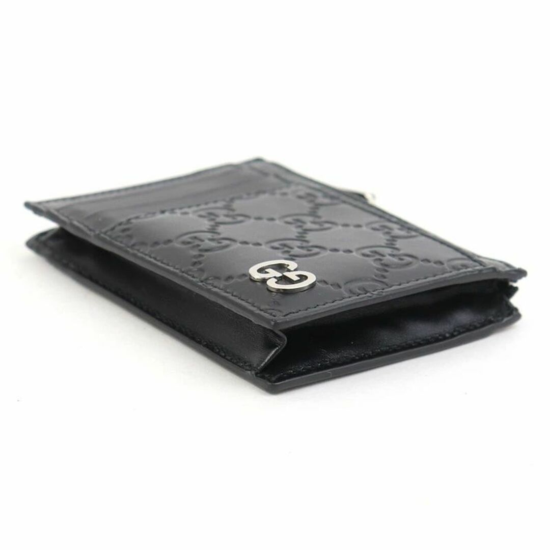 Gucci - グッチ【GUCCI】グッチシグネチャーレザー カードケースの通販