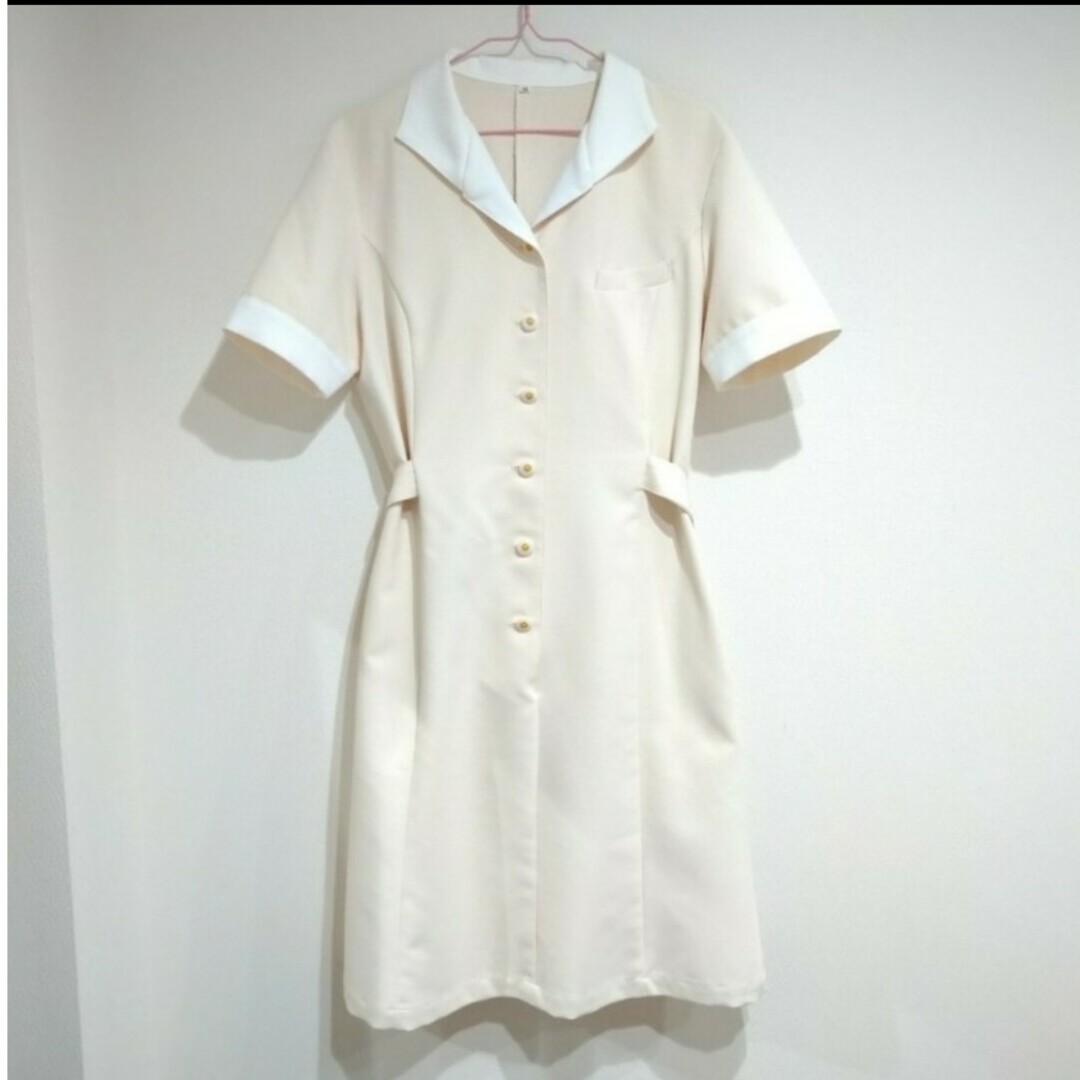 美品　レア　エステ　サロン　ユニフォーム　シロタ　コーポレーション　ワンピ　制服 レディースのワンピース(ひざ丈ワンピース)の商品写真