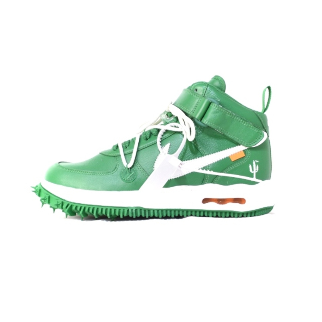 12cmアウトソール×Off-White Air Force 1 Mid Pine Green