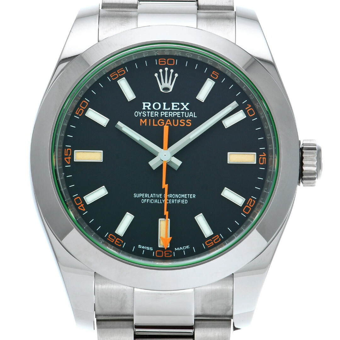 中古 ロレックス ROLEX 116400GV ランダムシリアル インテンスブラック メンズ 腕時計