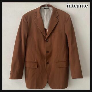 inteante インテアント シルク綿混紡 ジャケットの通販｜ラクマ