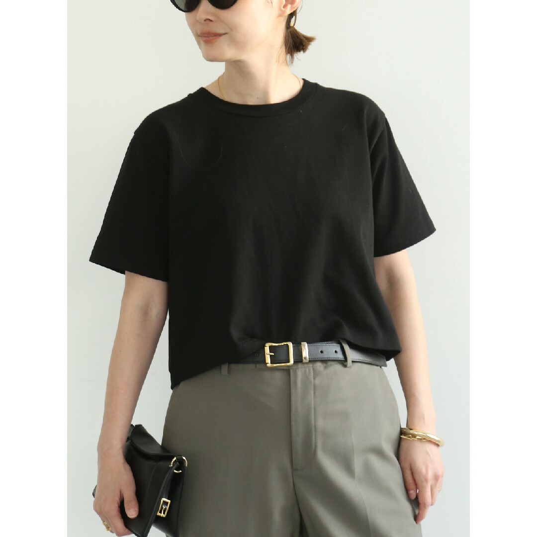 新品! Deuxieme Classe *Cropped Tシャツ ブラック