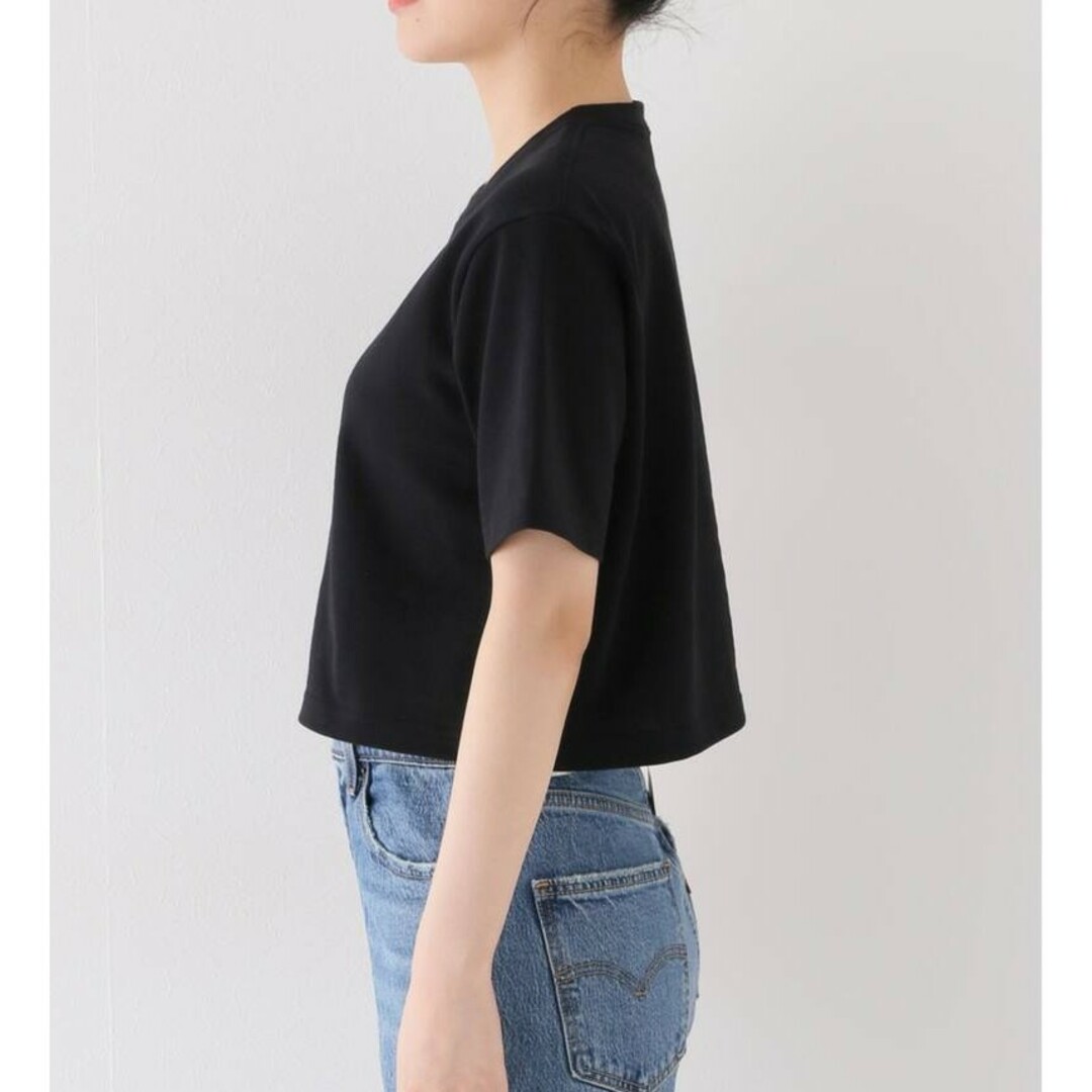 新品! Deuxieme Classe *Cropped Tシャツ ブラック 3