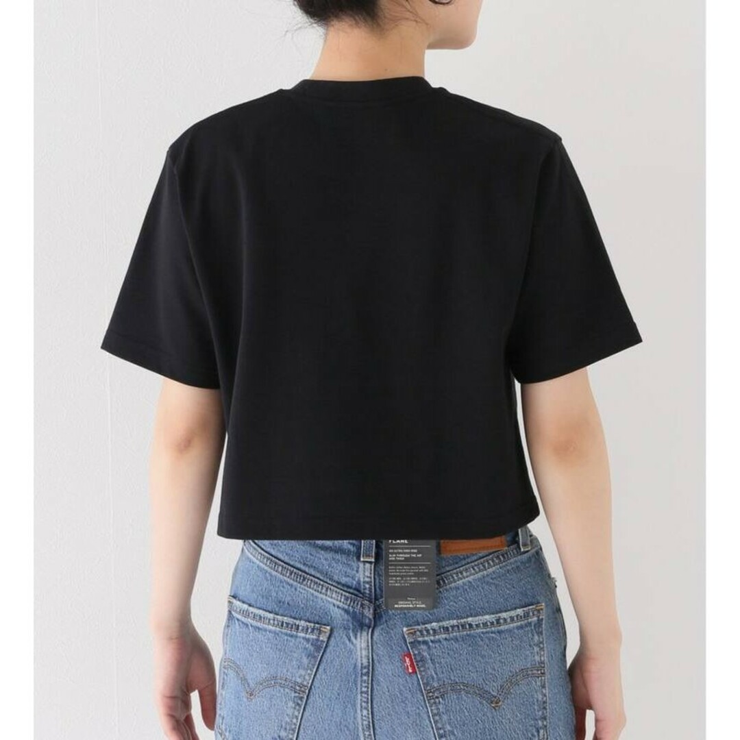 新品! Deuxieme Classe *Cropped Tシャツ ブラック 4