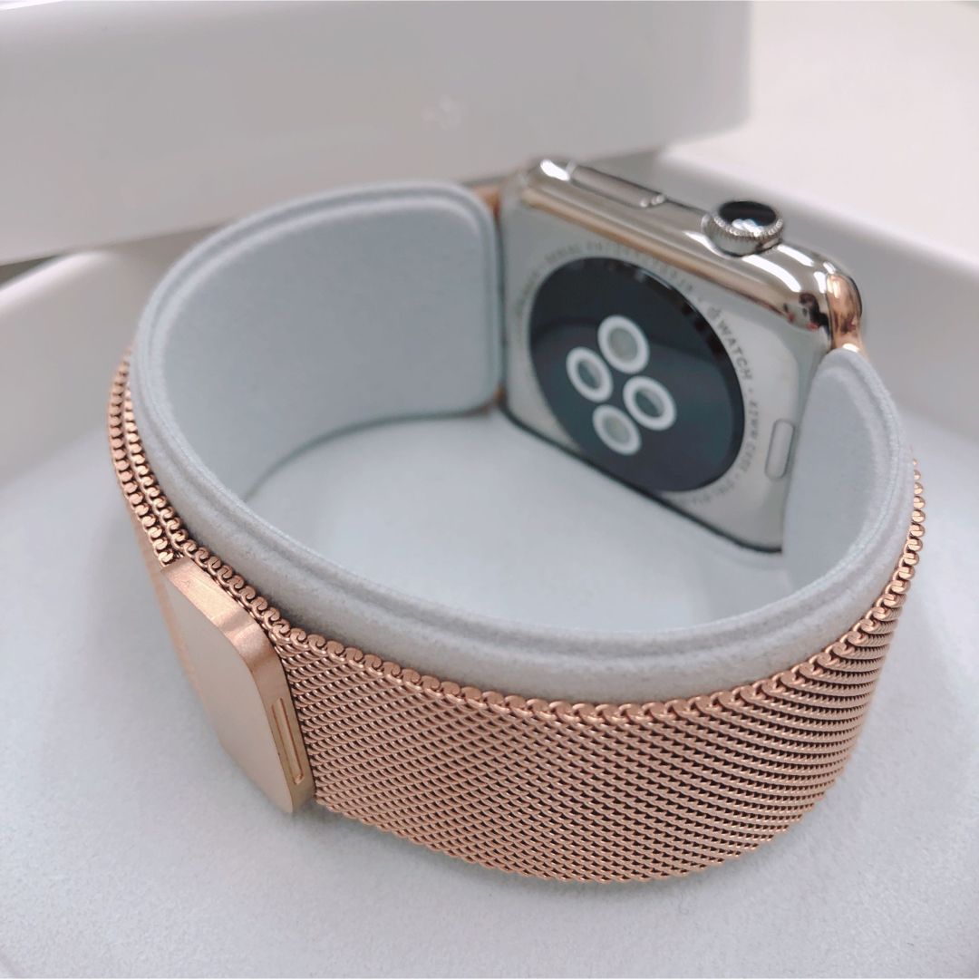 新品 アップルウォッチ ステンレス 42mm/シルバー Apple Watch 新品 アップルウォッチ ステンレス 42mm/シルバー Apple Watch