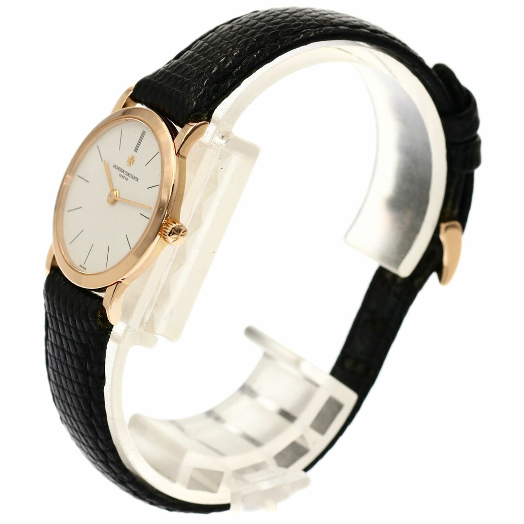 VACHERON CONSTANTIN(ヴァシュロンコンスタンタン)のVACHERON CONSTANTIN 27093/1 ラウンドフェイス 腕時計 K18PG 革 レディース レディースのファッション小物(腕時計)の商品写真