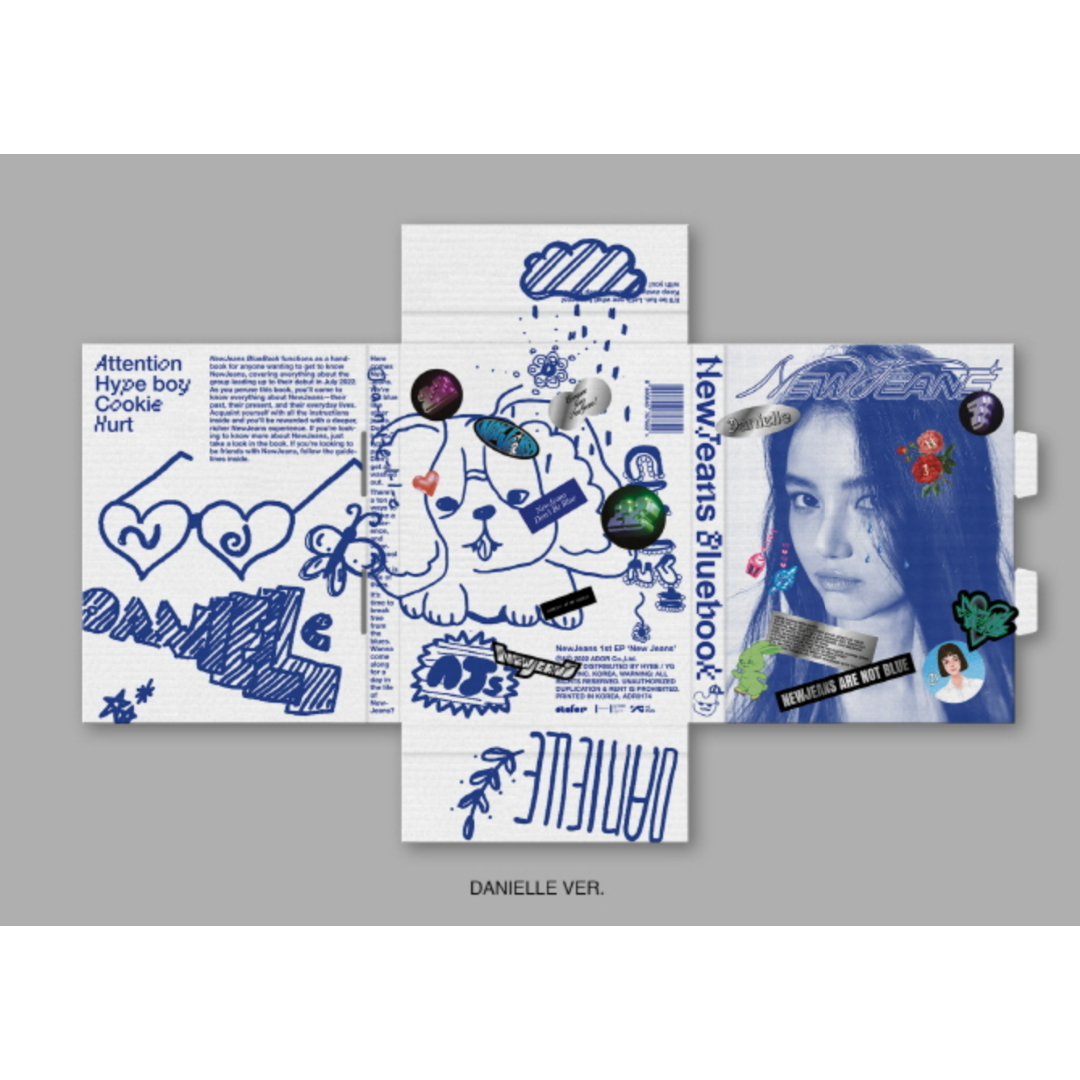NewJeans - Blue book ダニエル 韓国盤 新品未開封品 ② エンタメ/ホビーのCD(K-POP/アジア)の商品写真