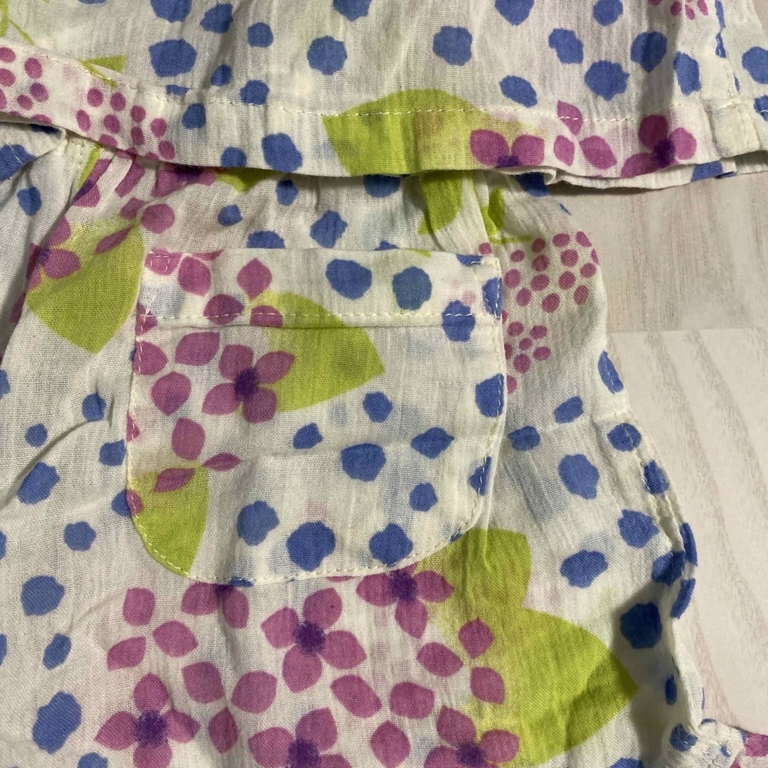 ampersand(アンパサンド)の甚平(キッズ100cm) キッズ/ベビー/マタニティのキッズ服女の子用(90cm~)(甚平/浴衣)の商品写真