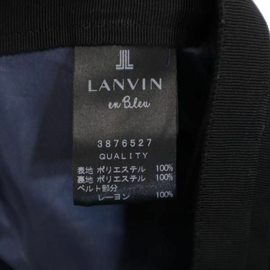 新品　タグ付き　ランバンオンブルー　定価28.000 青系ネイビー　サイズ38